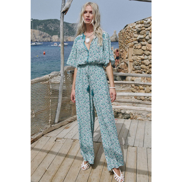 SPELL Sienna Jumpsuit Jade Size XS